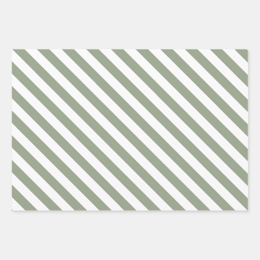 light sage green variëteit inpakpapier vel (Voorkant 3)