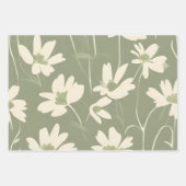 light sage green variëteit inpakpapier vel (Voorkant 2)