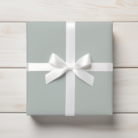 Light Sage Grey Solid Cadeaupapier