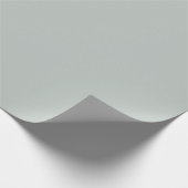 Light Sage Grey Solid Cadeaupapier (Hoek)