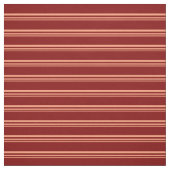 Light Salmon en Maroon Stripes Pattern Stof (Swatch)