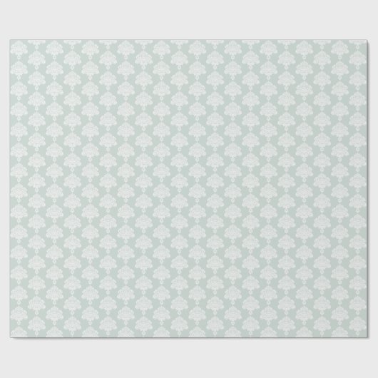 Light Seafoam | Wit-dampkrapppapier Cadeaupapier (Vlak)