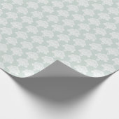Light Seafoam | Wit-dampkrapppapier Cadeaupapier (Hoek)