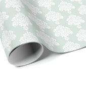 Light Seafoam | Wit-dampkrapppapier Cadeaupapier (Rol Hoek)