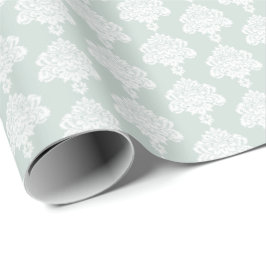 Light Seafoam | Wit-dampkrapppapier Cadeaupapier