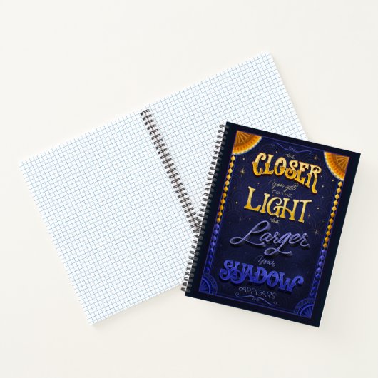 Light & Shadow Inspirational Spiral Notebook  Notitieboek (Binnen)