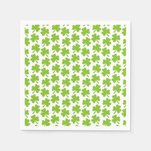 Light Shamrocks Day Servet (Voorkant)