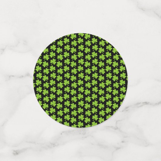 Light Shamrocks Night Confetti (Kleine voorkant)