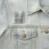 Light Silver Ombre uw zakelijke Logo hier Naamplaatje (In situ)