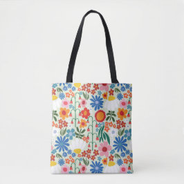Light Sky 60s Retro SummerTote Bag Tote Bag