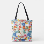 Light Sky 60s Retro SummerTote Bag Tote Bag (Achterkant)