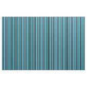 Light Sky Blue, Black & Dark Cyan Pattern Stof (Fat Quarter)