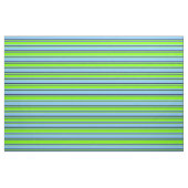 Light Sky Blue, Chartreuse en Midnight Blue Lines Stof (Fat Quarter)