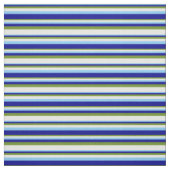 Light Sky Blue, Dark Blue, Green en Mint Cream Stof (Swatch)