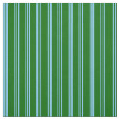 Light Sky Blue & Dark Green Lines/Stripes Pattern Stof (Swatch)