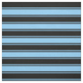 Light Sky Blue en Black Colour Pattern Stof (Swatch)
