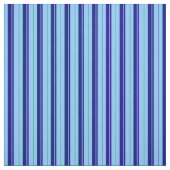 Light Sky Blue en Blue Lined Pattern Stof (Swatch)
