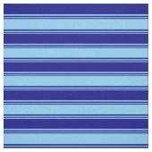 Light Sky Blue en Blue Lined/Striped Pattern Stof (Swatch)
