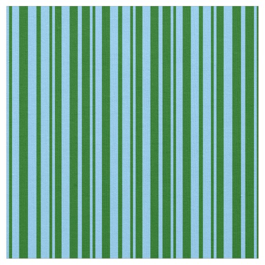 Light Sky Blue en Dark Green Color Pattern Stof (Close Up)