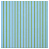 Light Sky Blue en Green Colour Pattern Stof (Swatch)