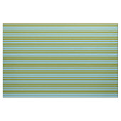 Light Sky Blue en Green Lined/Striped Patroon Stof (Fat Quarter)