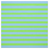 Light Sky Blue en Green Lines/Stripes Pattern Stof (Swatch)