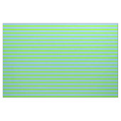 Light Sky Blue en Green Lines/Stripes Pattern Stof (Fat Quarter)