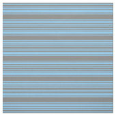 Light Sky Blue en Grey Lines Stof (Swatch)