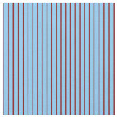 Light Sky Blue en Maroon Lined Pattern Stof (Close Up)