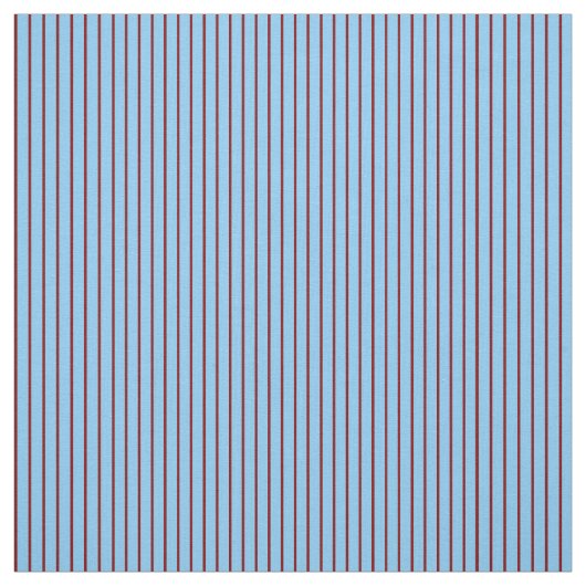 Light Sky Blue en Maroon Lined Pattern Stof (Swatch)