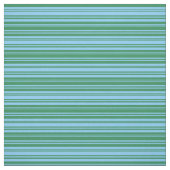 Light Sky Blue en Zee Green Lines/Stripes Pattern Stof (Swatch)