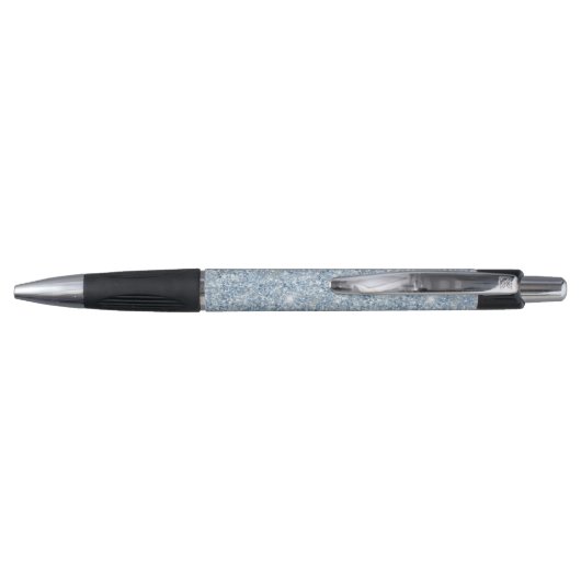 Light Sky Blue Glitter Birthday Pen (Achterkant)