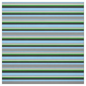 Light Sky Blue, Grey, Mint Cream, Green & Black Stof (Swatch)