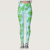 Light Sky Blue-Leggings Leggings (Voorkant)