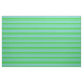 Light Sky Blue & Lime Green Stripes Pattern Stof (Fat Quarter)