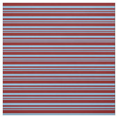 Light Sky Blue & Maroon Stripes/Lines Patroon Stof (Swatch)