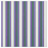 Light Sky Blue, Violet, Grey, Mint Cream en Black Stof (Swatch)