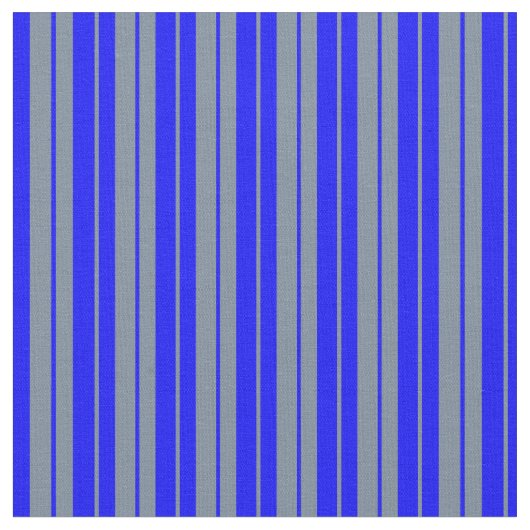 Light Slate Grey & Blue Lines/Stripes Pattern Stof (Close Up)