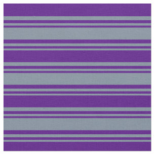 Light Slate Grey & Indigo Patroon Stof