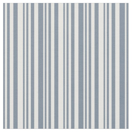 Light Slate Grey & White Stripes Pattern Stof (Close Up)