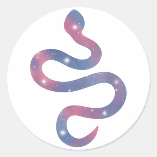 Light Snake Starscape Sticker (Voorkant)
