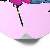 Light Snow Skier Poster (Hoek)