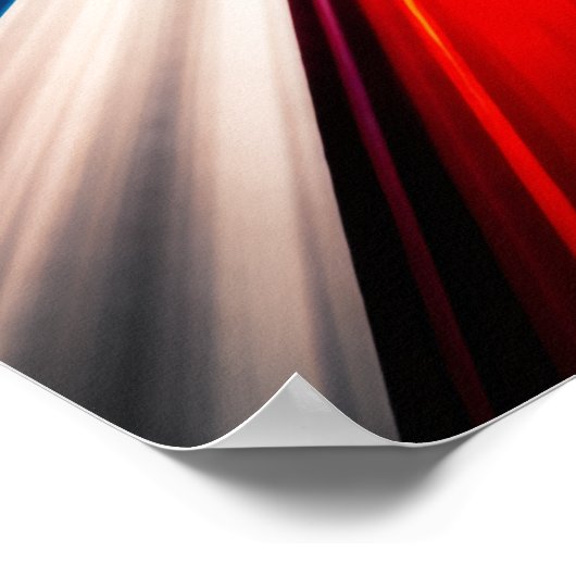Light Speed Stripes Art Poster (Hoek)