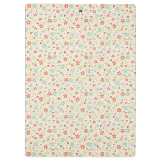  Light Spring Busy Floral - Aangepast Klembord (Achterkant)