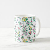 Light Spring Floral Pattern Koffiemok (Voorkant rechts)