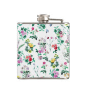 Light Spring Floral Pattern Personalized Heupfles (Achterkant)