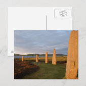 Light Stone Sunset Briefkaart (Voorkant / Achterkant)