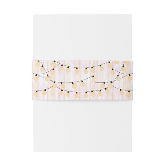 Light String Uitnodigingen Wikkel (Achterkant Voorbeeld)