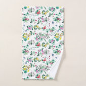 Light Summer Floral Pattern Handdoek (Handdoek)
