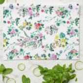 Light  Summer Floral Pattern Theedoek (Gevouwen)